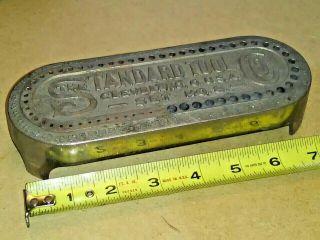 Vintage Standard Tool Co Number Drill Bit Index Bench Stand Holder Cleveland Usa