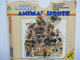 Animal House Part 1& 2 8 Mm Colour Sound 2 X400ft Cine 8mm Film Universal