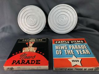Castle Films News Parade 1938 1939 1949 1953 No.  S 168 178 16mm Movies History