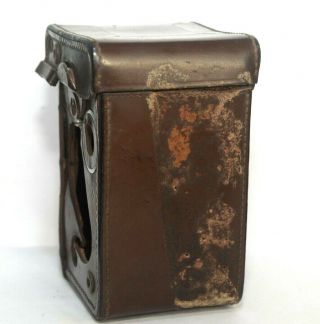 Rollei Rolleiflex 2.  8 F Model Leather Case In Below Average 2