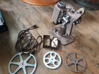 Revere 1940s Vintage 8mm Film Projector Model 85 W/ Case