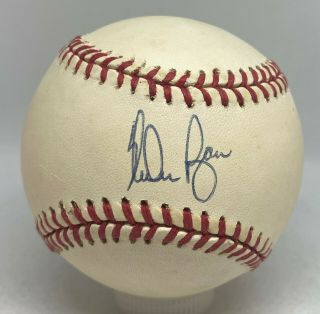 Nolan Ryan Single Signed Baseball Autographed Jsa Mets Angels Rangers Hof