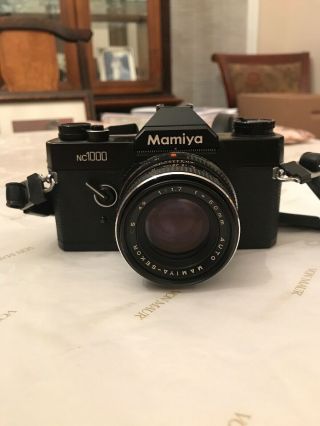 Mamiya Nc1000 Film Camera W/ Mamiya Sekor 50mm Lens Not