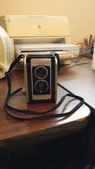 Vintage Kodak Duaflex Iii Camera Kodet Lens With Strap