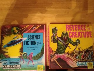 2 Vintage Castle Films,  No.  1008,  And No.  1037 Science Fiction Film The Creat