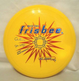 Vintage 1980 Wham - O Frisbee World Class All - Sport 140g