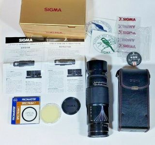 Sigma Auto - Focus (af) 75 - 300mm Zoom Lens F4.  5 5.  6 Minolta / Sony A - Mount