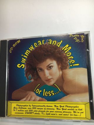 Swimwear And More (or Less) 1993 Cd Rom Photo Cd York Models Erotic Picsrare