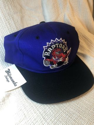 Vintage 90s Toronto Raptors G - Cap Big Logo Snapback Basketball Nba Adjustable 6
