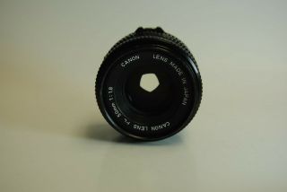 Canon 50mm F/1.  8 FD Mount Lens {52} w/ tele converter 2x 2