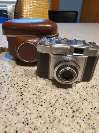 Zeiss Ikon Prontor - Svs 45mm Camera W/ 1:2.  8 Novicar - Anastigmat Lens And Case