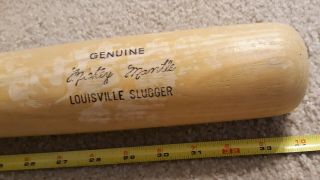 Mickey Mantle Louisville Slugger Bat,  Model Mm 4.  No Cracks.  34 Inch.