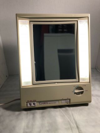 Vintage Clairol True To Light 4 Setting Make Up Mirror Model Lm7
