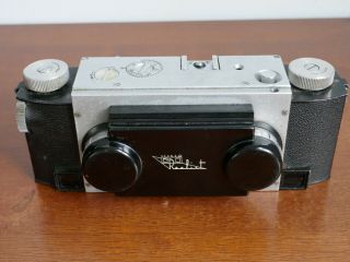 David White Co.  3d Stereo Realist 35mm Film Camera F3.  5 Lenses & Leather Case
