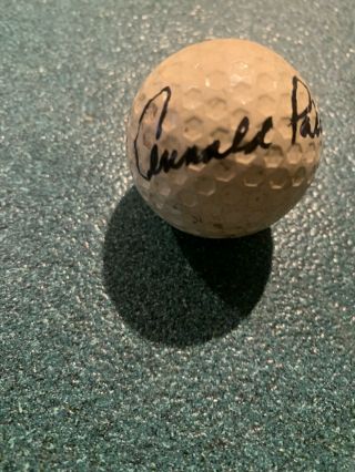 Pga Arnold Palmer Hand Signed Autograph Royal 4 Golf Ball Authentic