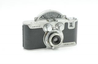 Univex Mercury 35mm Film Half Frame Camera W/35mm F3.  5 Tricor Lens 495