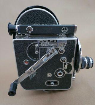 Paillard Bolex H - 8s 8mm Film Movie Camera,  13mm F1.  9 Cine Yashikor Lens