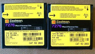 Best Deal Here 2 Packs Kodak Eastman Plus - X Reversal Film 7276 (16 Mm) X 100ft