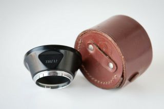 Voigtlander 310/32,  32mm Push On Black Camera Lens Hood Shade w/ Case 2