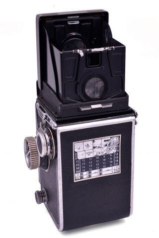 Rolleiflex 2.  8 D Replacement Cover - Leather 3