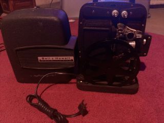 Vintage Bell & Howell Autoload 8mm Movie Projector Model 256 Great