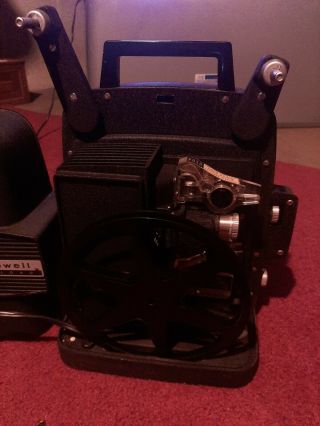Vintage Bell & Howell Autoload 8mm Movie Projector Model 256 Great 2
