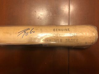 Jorge Soler Autographed Game Bat.  Jsa Royals Cubs.