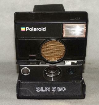 Polaroid Slr680 Sonar Black Parts Repair Slr - 680