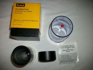 Kodak Tele - Xenar 135mm F/4 Camera Lens Schneider - Kreuznach