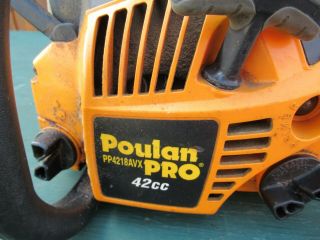 Vintage POULAN PRO PP4218AVX Chainsaw Chain Saw 3