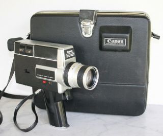 Canon Auto Zoom 518 Sv 8 Film Movie Camera & Case.  For Repair