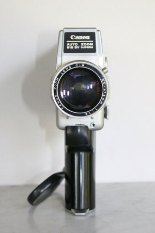 CANON Auto Zoom 518 SV 8 Film Movie Camera & Case.  for Repair 2