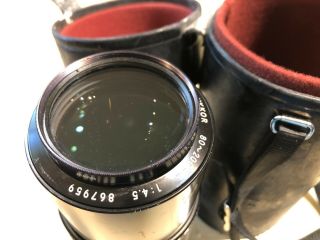 Zoom - Nikkor 80 - 200 F1:4.  5 Mm Lens For Nikon F