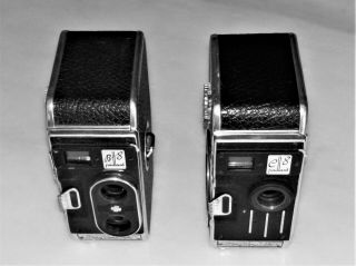 2x Bolex Paillard 8mm Movie Camera (b8,  C8).  Near.