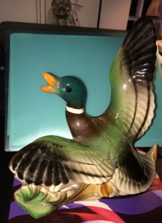 Ceramic Mallard Duck Circ 1950 