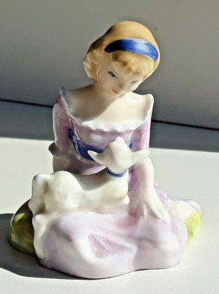 Vintage Retired Royal Doulton Figurine ' Mary Had a Little Lamb ' HN 2048 Lovely 2