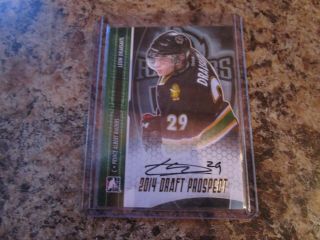 2013 - 14 Itg Leon Draisaitl Draft Prospect Gold Signed Edition A - Ld1 Oilers 1/20