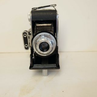 Vintage Folding Camera Ansco,  Good Glass & Shutter,  Rangefinder,  Case.