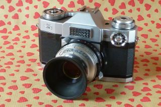 Vintage Zeiss Ikon Contaflex 35mm Slr Camera.