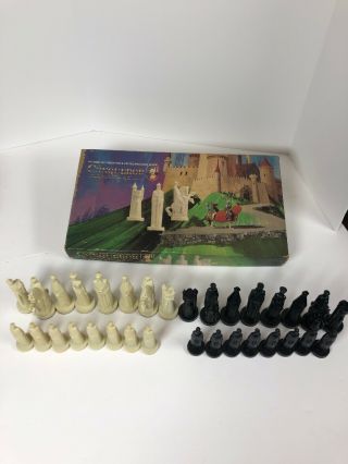 1980 Vintage Conqueror Sculptured Chess By Peter Ganine 1962 No Board Game