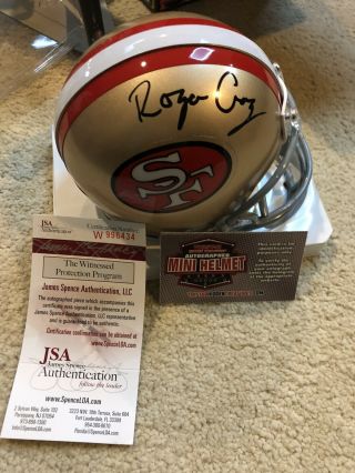 Roger Craig San Francisco 49ers Autographed Signed Mini Helmet Tristar Jsa