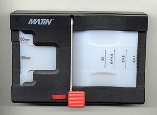 Film Cutter By Matin - Cuts 35mm & Mf Film - Compact Lightweight Easy Use
