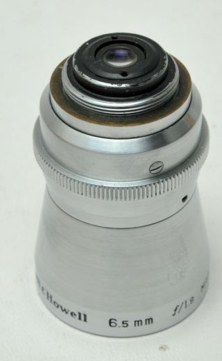 Bell & Howell 6.  5mm F1.  9 - 8 Mm Movie Lens