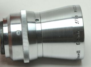 BELL & HOWELL 6.  5MM F1.  9 - 8 mm Movie lens 3