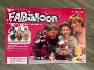 Vintage Ohio Art Faballoon Fantastic Gift - Balloon Maker - Added Accessories