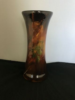 Vintage Utopia Floral Vase,  Signed J.  B.  Owens