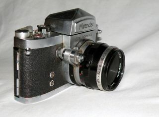 Rare Vtg 1961/1962 Miranda Camera Co.  Dr Soligor Auto 50mm F/1.  9 Lens W Case