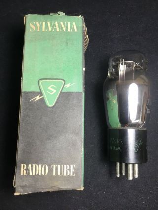 Nos Nib Sylvania 71a Radio / Amplifier Vintage Vacuum Tube E.  6763