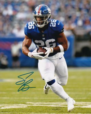 Saquon Barkley Signed Autograph 8x10 Photo York Giants