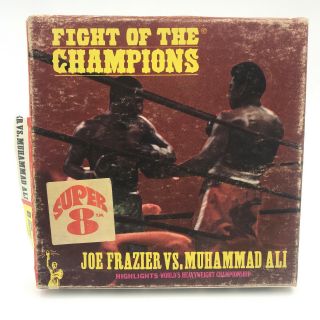 Fight Of The Champions Joe Frazier Vs Muhammad Ali Vintage 8 Tape Movie